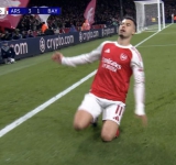 Силен Арсенал оглави класирането в ШЛ след успех над Байерн