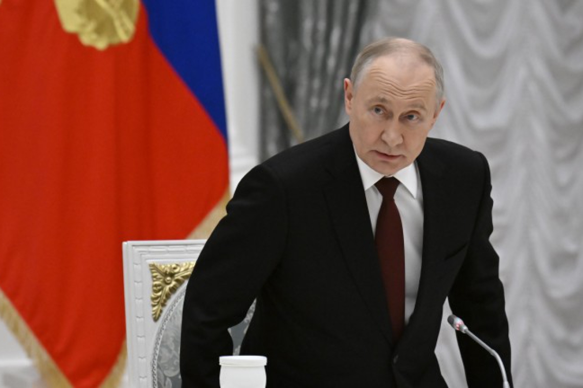 Путин посети пункт на управление на руските сили в Украйна