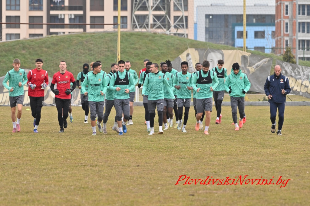Групата на Ботев за мача с Лудогорец