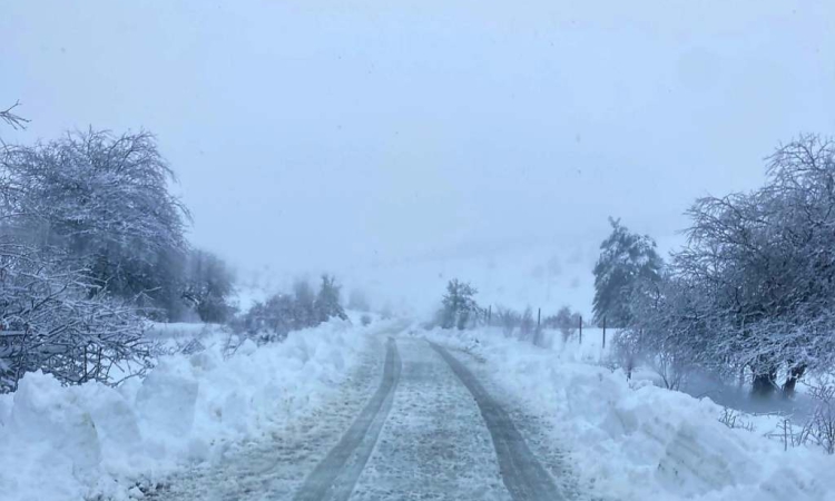 Силен вятър и снеговалежи в страната