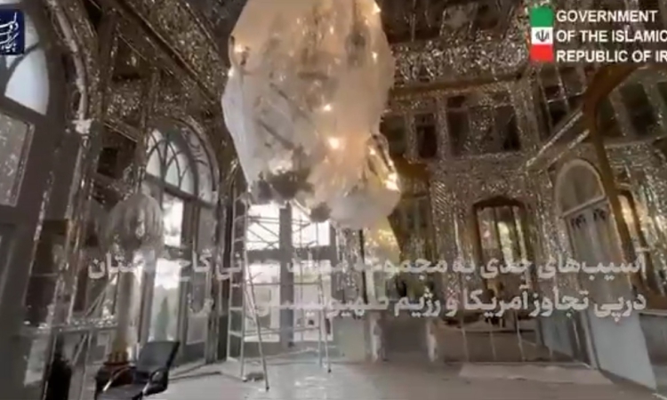 Историческият дворец Голестан в Иран пострада при американско-израелските удари